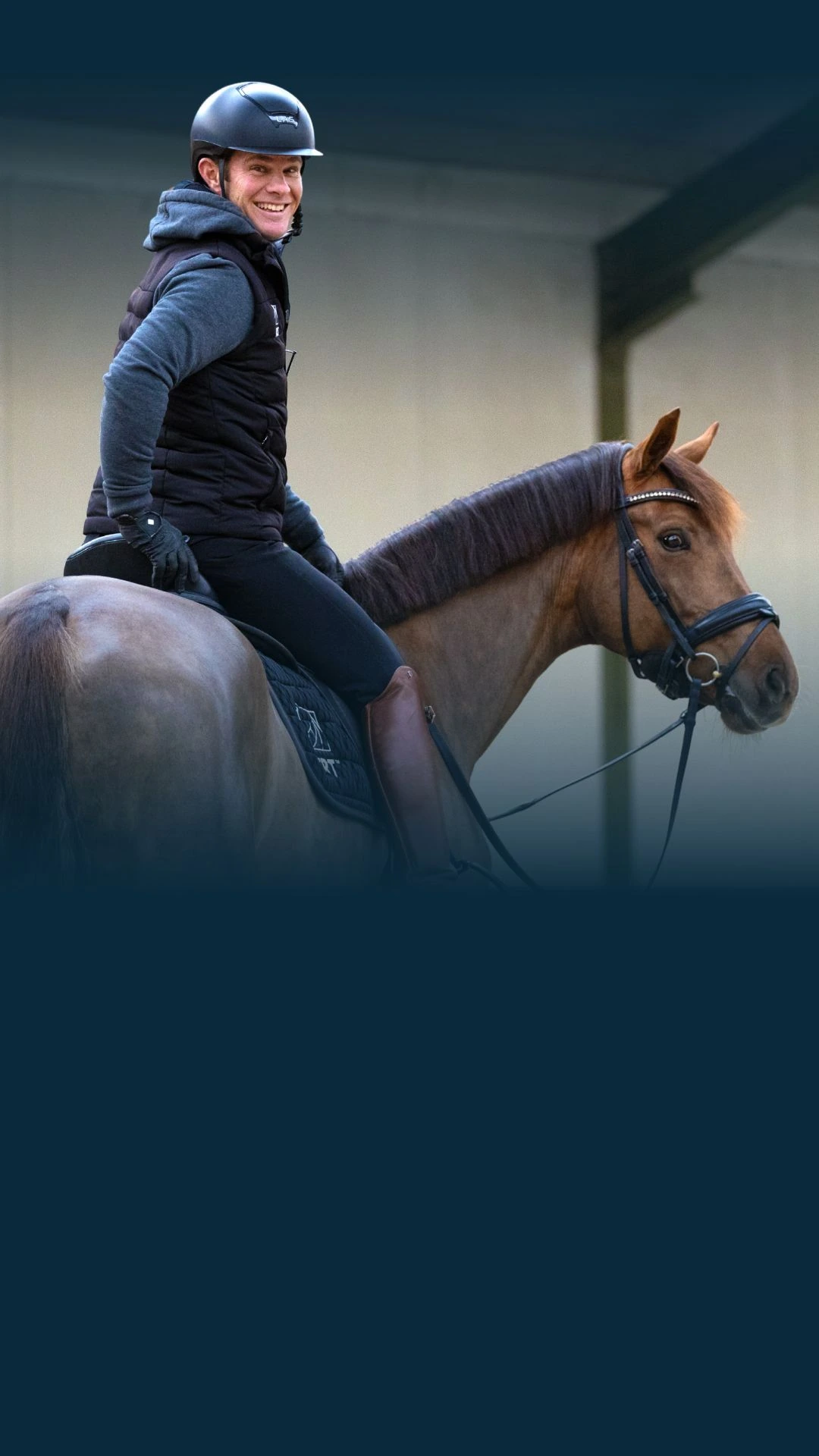 Tristan riding with phone in pocket