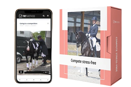 Compete Stress-Free digital course shown on phone and course box